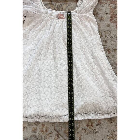 Show Me Your Mumu Flora Spacey Lacey White Mini Dress Womens Size S - Picture 4 of 8